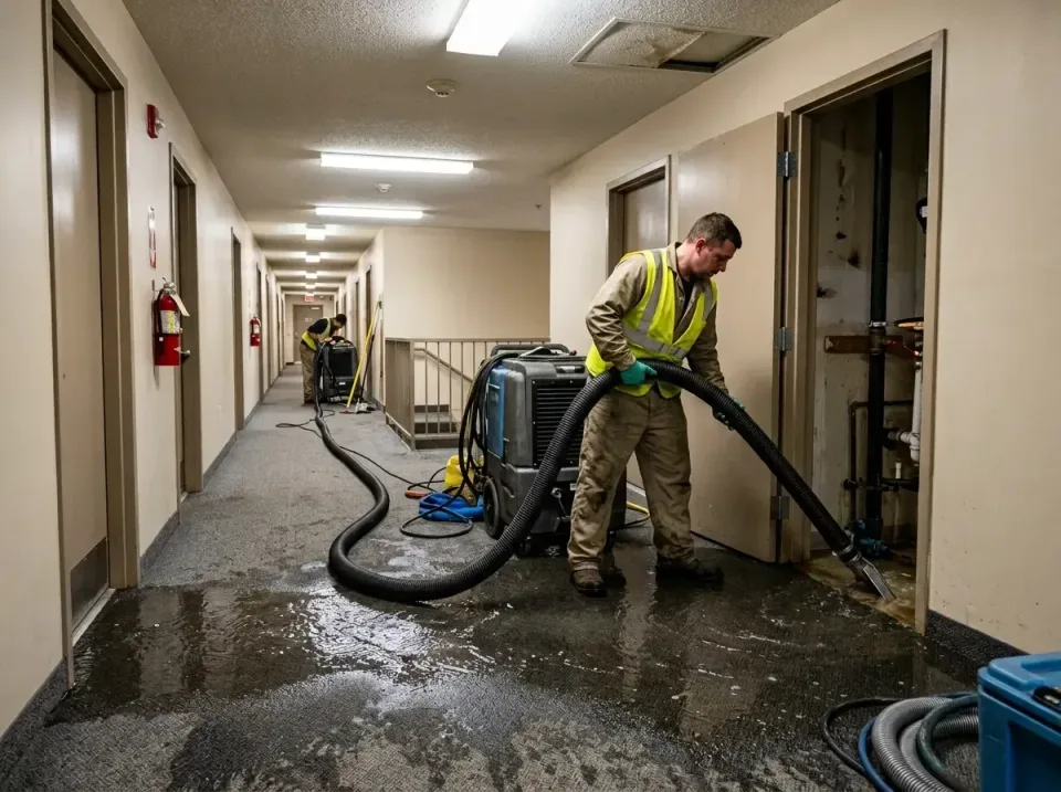 multi-unit-apartment-hallway-f-005 — frequently asked questions, Emergency Burst Pipe Water Extraction & Removal in Pittston…